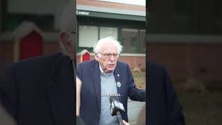 Bernie Sanders deeply concerned about Trump claiming voter fraud and inciting violence [upl. by Nolahp644]