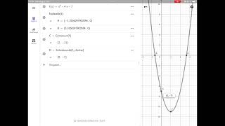 GeoGebra Grafikrechner erklärt mit charakteristischen Punkten [upl. by Prowel]