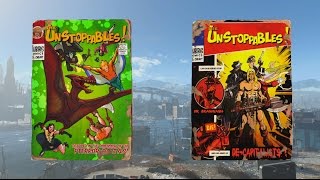 Fallout 4  Unstoppables Magazine Locations [upl. by Christianity]