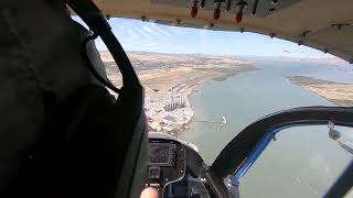 RotorWay A600 Talon over Sasuin Bay [upl. by Ahsaz328]