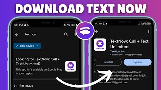 How to Download TextNow on Your Device Free Texting amp Calling App [upl. by Mclain]