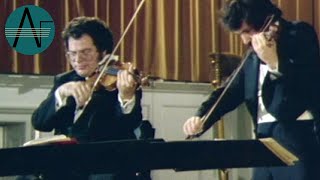 Perlman and Zukerman Henryk Wieniawski  Caprice in A Minor Excerpt [upl. by Ling399]