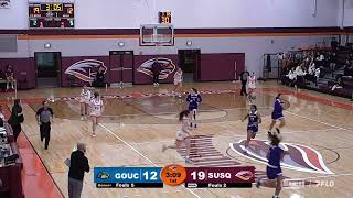 Goucher Womens Basketball at Susquehanna 112923 [upl. by Esinahs]