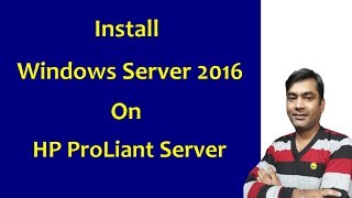 hp server  install Windows Server on HP Proliant Server  HP Intelligent Provisioning [upl. by Devinne]