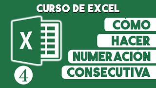 Como Hacer Numeracion Consecutiva en Excel [upl. by Monica]