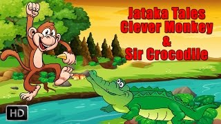 Jataka Tales  Moral Stories  Jataka Tales  The Clever Monkey amp Sir Crocodile [upl. by Sessylu915]