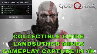 Landsuther Mines All Collectible Locations Guide God of War 2018 [upl. by Raman]