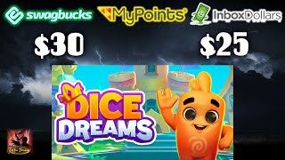 SwagMyPoint Review Dice Dreams Get Level 1517 in 10 days Simple amp Fun [upl. by Sixela842]