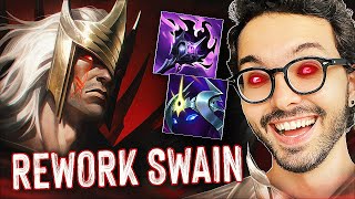 O quotNOVOquot SWAIN AGUENTA ATÉ 4 NA TOP LANE [upl. by Uela]