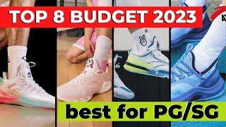 TOP 8 BUDGET BASKETBALL SHOES for GUARDS 2023 [upl. by Ainoek]