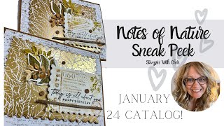 Notes of Nature BEAUTY January 2024 Suite Stampin Up Sneak Peek [upl. by Darrow]