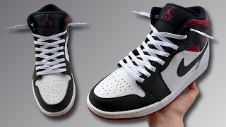 HOW TO LACE JORDAN 1s BEST WAY [upl. by Rollecnahc]