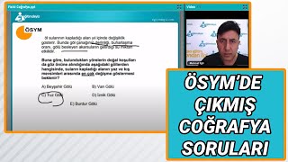 ÖSYMDE ÇIKMIŞ COĞRAFYA SORULARI DETAYLI ÇÖZÜMLER  KPSS [upl. by Yrram]