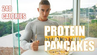 The Best Protein Pancake Recipe  LOWEST CALORIES Zac Perna [upl. by Thay820]