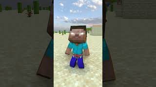 Zombie Becomes the King  Baby zombie minecraft animations shorts [upl. by Isoj808]