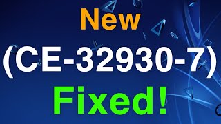 PS4 CE329307 Error code FIX [upl. by Myrtia]