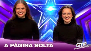 A Página Solta conquistaram todos com o poema “Ter Talento”  Apuramento Got Talent Portugal 2024 [upl. by Ahsem]