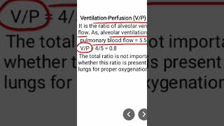 Ventilation Perfusion ratio [upl. by Longmire436]