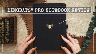 Dingbats Pro Notebook Review  Pen amp Paint Test [upl. by Akialam]