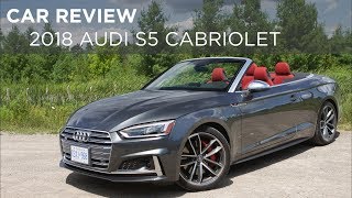 Car Review  2018 Audi S5 Cabriolet  Drivingca [upl. by Collimore]