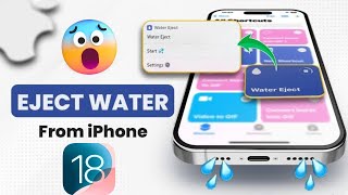 How to Eject Water from Iphone  Water Eject siri shortcut  iphone se pani kaise nikale [upl. by Silloc]