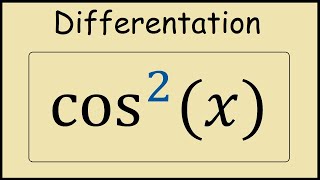 Derivative of cos2x using the Product Rule [upl. by Romona479]