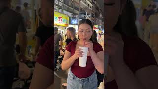 Everything I ate at Raohe Night Market in Taiwan 🌭🔥 [upl. by Anaillil]