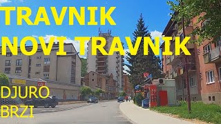 Travnik  Novi Travnik vožnja automobilom Srednja Bosna jun 2024 [upl. by Zsamot]