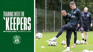 Goalkeeper Training In The Netherlands  Hibernian FC [upl. by Lien]