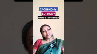 CACOPHONY Vs EUPHONY II Meaning and Examples II Vocabulary Building [upl. by Yolanda]