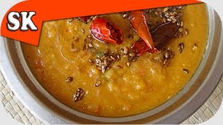 DAL RECIPE  VEGETARIAN DISH With a Spicy Chaunk Tadka or Tarka Topping [upl. by Giacopo]