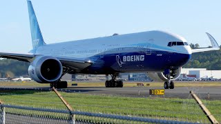 Boeing Company 7779 Taxi And Takeoff From Boeing Field [upl. by Wharton135]