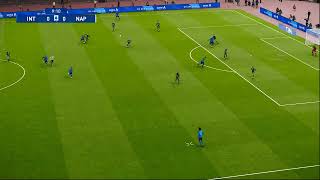 INTER X NAPOLI SERIE A  PES 2021 GAMEPLAY [upl. by Ayerim]