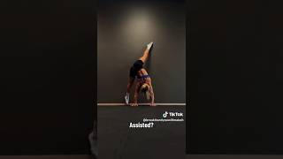 Gifted talented  For sure she is so flexibility gymlover gymnast stretching yogalife [upl. by Amalbergas]