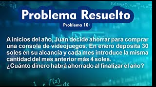 PROBLEMA DE PROGRESIONES ARITMÉTICAS Prof Carlos Sánchez [upl. by Eniloj930]