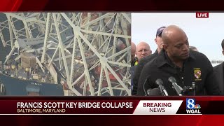 Baltimore bridge collapse Full news conference [upl. by Ttebroc]