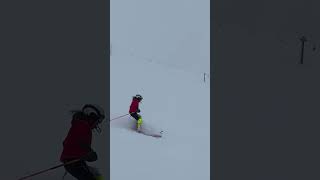 Powder day at grimentzzinal equals pure joy for our athletes 🤤❄ [upl. by Eitsirc581]