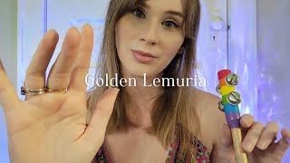 ✨️Golden Lemurian Healing To RaiseYour Vibration  Light Coded Healing  ASMR [upl. by Tiersten]