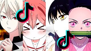 Anime GIRLS Tiktok Compilation Edits  Parte 2 [upl. by Aihsemaj]