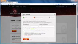 Recuperare cont World of Tanks în caz că nu mai ştim parola sau nu ne mai putem conecta la server [upl. by Malinda]