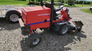 Jacobsen Turfcat T628D heavy duty lawn mower w3 cylinder Kubota diesel engine Walk around [upl. by Enavi819]