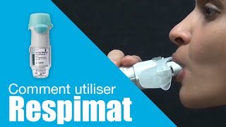 Comment utiliser Respimat in French [upl. by Ossy]