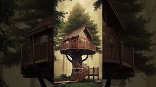 Treehouse  Amazing Tiny Home treehouse tinyhome woodenhouse [upl. by Tabbi97]