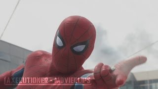 Captain America Civil War 2016 All FightBattle Scenes Edited [upl. by Adierf]