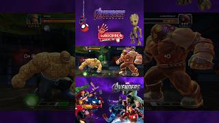 Thing Vs Juggernaut marvel avengers shorts games [upl. by Lahtnero]