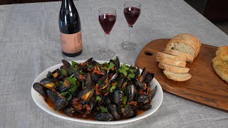 Italian Grandma Makes Mussels with Tomato Sauce [upl. by Yetta]