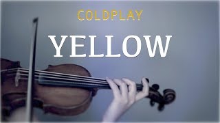 Coldplay  Yellow for violin and guitar COVER [upl. by Ewan493]