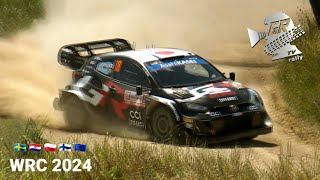 BEST of WRC 2024  Sweden Croatia Poland Finland CER  GRB [upl. by Wiedmann]