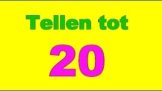 Tellen tot 20 twintig peuters kleuters cijfers leren [upl. by Karwan]