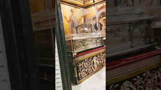 Relics of Saint Dimitrious in Thessaloniki Greece [upl. by Lap]